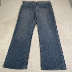 Vintage Gap Pants Mens 38x32 Blue Relaxed Bootcut Boot Fit Corduroy Cords Y2K 05